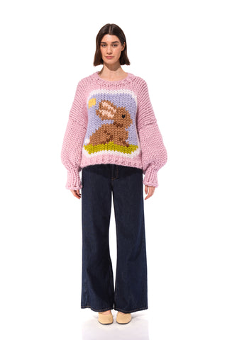 Bunny Chunky Knit Sweater