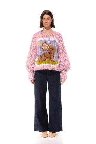 Bunny Chunky Knit Sweater
