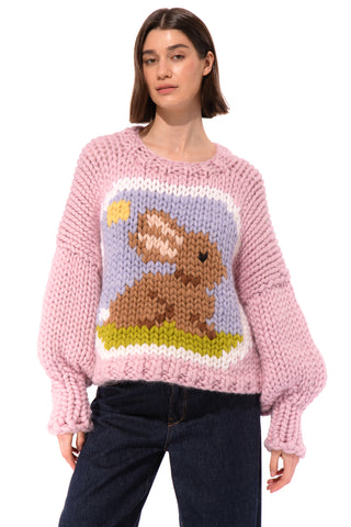 Bunny Chunky Knit Sweater