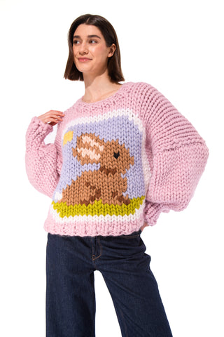 Bunny Chunky Knit Sweater