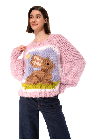 Bunny Chunky Knit Sweater