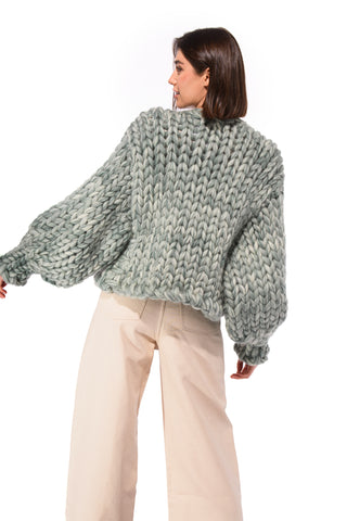 Irish Clover Colossal Knit Cardigan