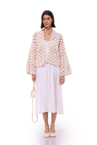 Eloise Chunky Crochet Cardigan