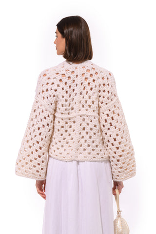 Eloise Chunky Crochet Cardigan