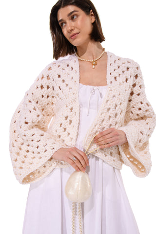 Eloise Chunky Crochet Cardigan