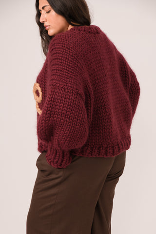 Ériu Bow Chunky Knit Sweater