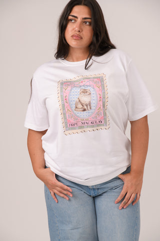 Persian Cat Stamp T-shirt