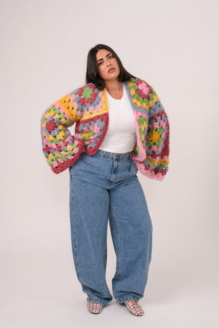 Brushed Eden Crochet Cardigan