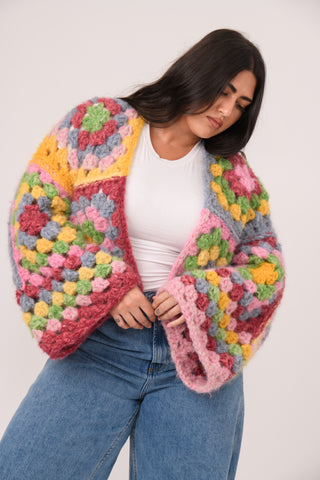 Brushed Eden Crochet Cardigan