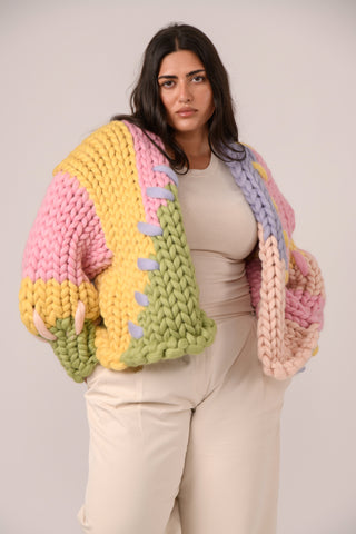 Pastel Colossal Knit Cardigan