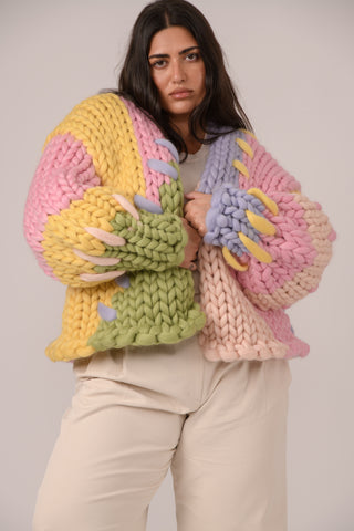 Pastel Colossal Knit Cardigan