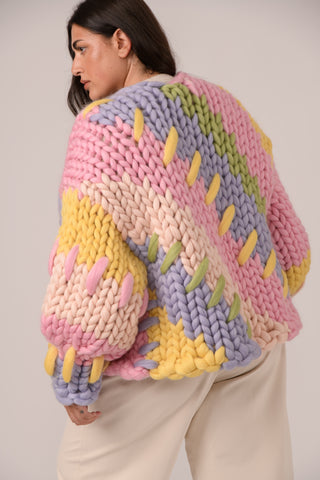 Pastel Colossal Knit Cardigan