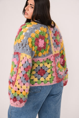 Brushed Eden Crochet Cardigan