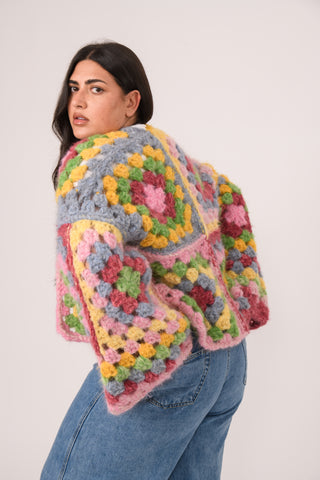 Brushed Eden Crochet Cardigan