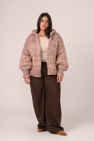 Barley Chunky Knit Hoodie
