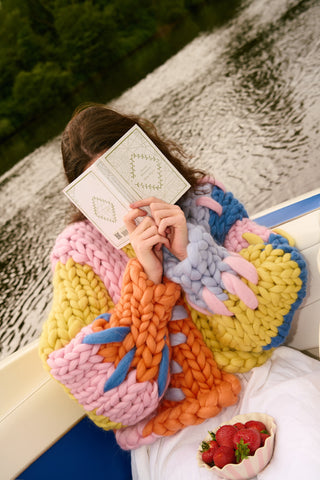 Colourful Colossal Knit Cardigan