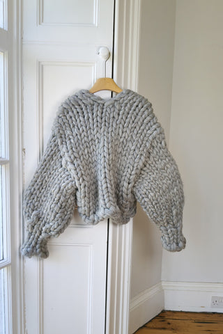 Grey Colossal Knit Cardigan S/M (Sample)