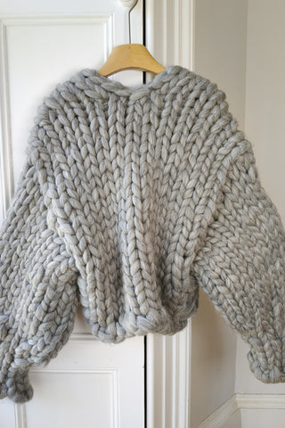 Grey Colossal Knit Cardigan S/M (Sample)
