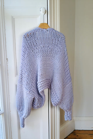 Blue Heart Chunky Knit Cardigan XL (Sample)