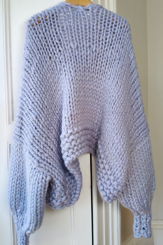 Blue Heart Chunky Knit Cardigan XL (Sample)