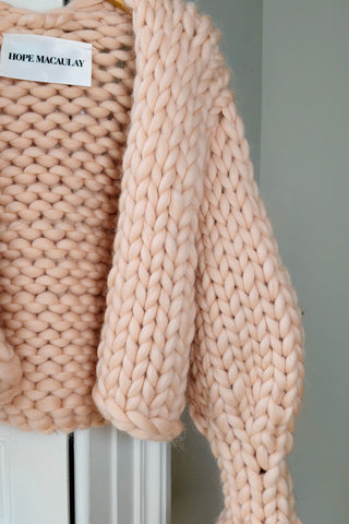 Cream Colossal Knit Cardigan XS/S (Sample)
