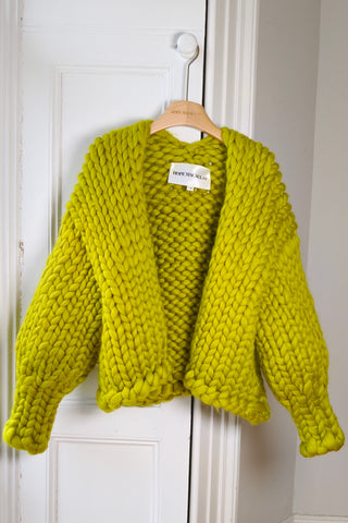 Gooseberry Block Colossal Knit Cardigan L/XL (Limited Edition Sample)