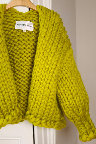 Gooseberry Block Colossal Knit Cardigan L/XL (Limited Edition Sample)