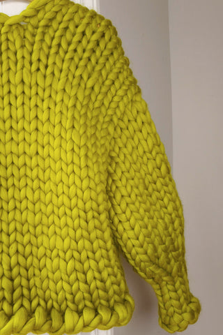 Gooseberry Block Colossal Knit Cardigan L/XL (Limited Edition Sample)