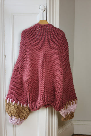 Darling Cable Chunky Knit Cardigan L/XL (Sample)