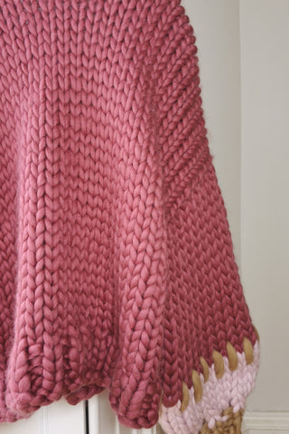 Darling Cable Chunky Knit Cardigan L/XL (Sample)
