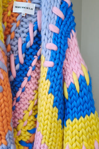 Midi Colourful Colossal Knit Cardigan S/M (Sample)