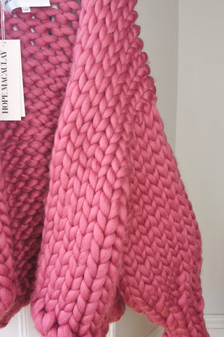 Mulberry Colossal Knit Cardigan L/XL (Sample)