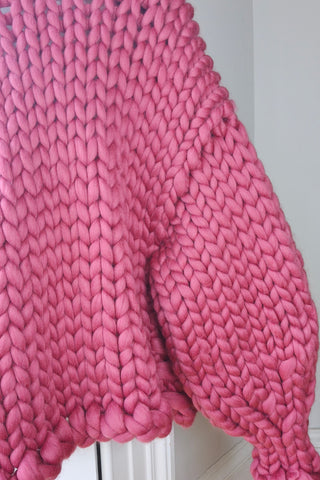 Mulberry Colossal Knit Cardigan L/XL (Sample)