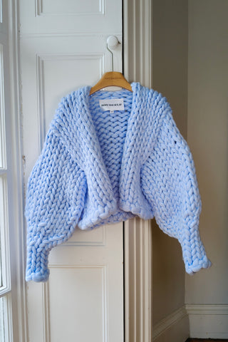 Blue Vegan Colossal Knit Cardigan M/L (Sample)