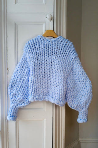 Blue Vegan Colossal Knit Cardigan M/L (Sample)