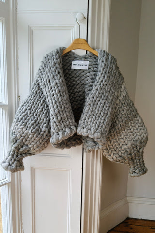 Grey Colossal Knit Cardigan S/M (Sample)