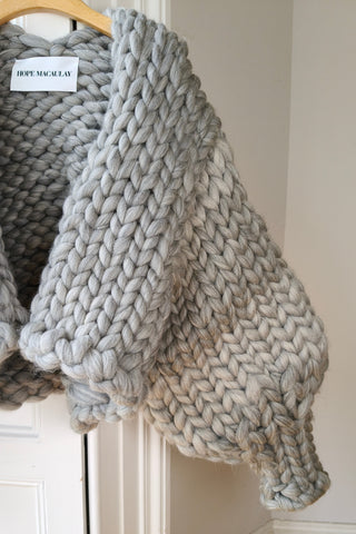 Grey Colossal Knit Cardigan S/M (Sample)