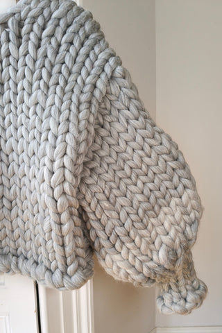 Grey Colossal Knit Cardigan S/M (Sample)