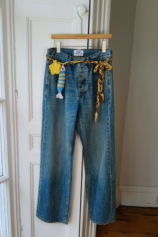 River Charm Belted Jeans (Discontinued Sample)