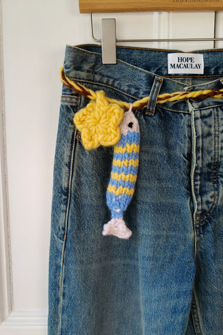 River Charm Belted Jeans (Discontinued Sample)