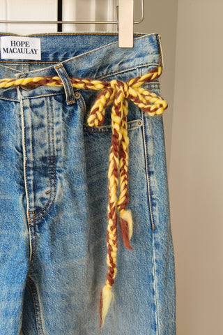 River Charm Belted Jeans (Discontinued Sample)