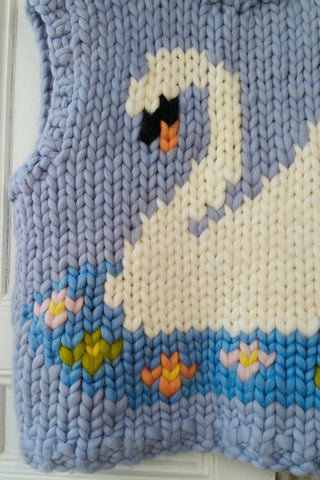 Swan Lake Knit Vest M/L (Sample)