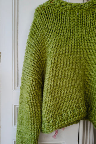 Bow Chunky Knit Sweater S (Sample)