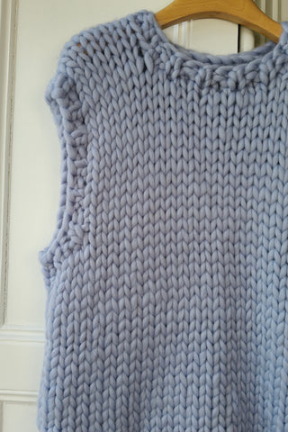Blue Knit Vest S/M (Sample)