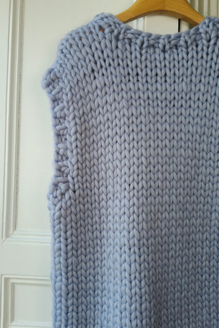 Blue Knit Vest S/M (Sample)