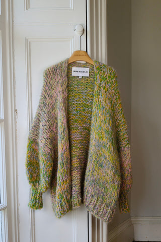 Oversized Fluffy Knit Cardigan S/M (Sample)