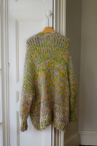 Oversized Fluffy Knit Cardigan S/M (Sample)