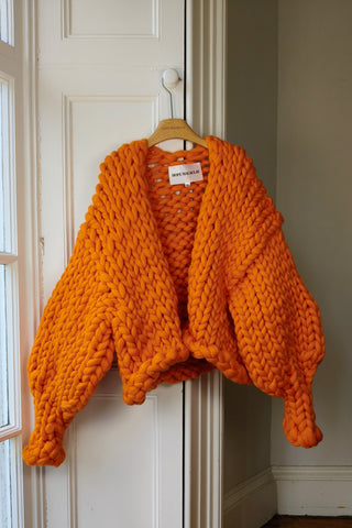 Orange Colossal Knit Cardigan M/L (Sample)
