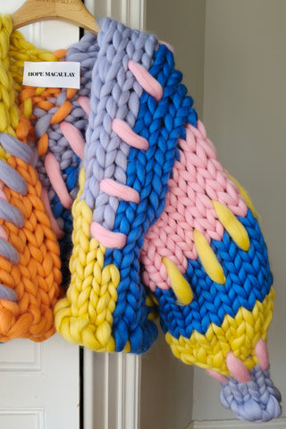 Colourful Colossal Knit Cardigan M/L (Sample)