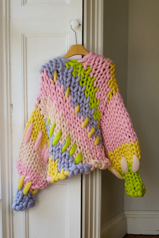 Pastel Colossal Knit Cardigan L/XL (Sample)
